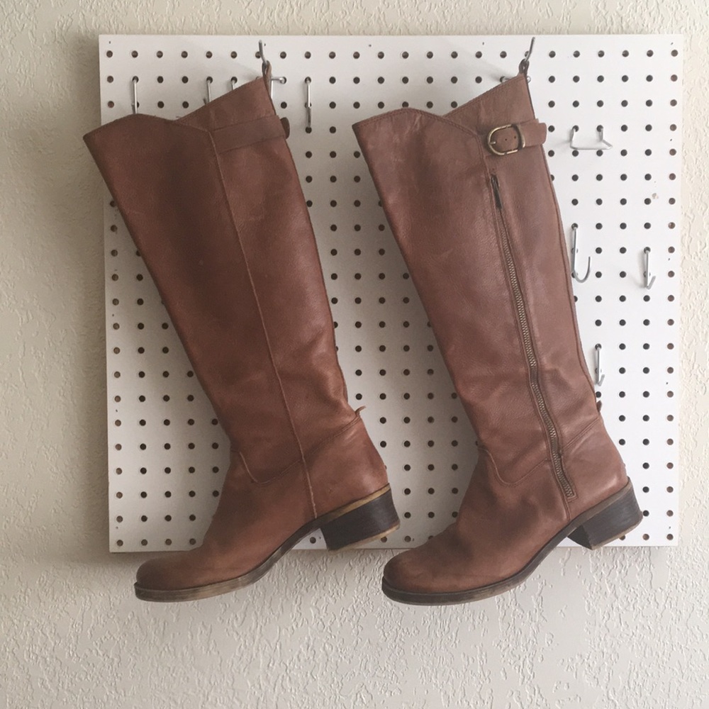Lucky Brand Brown Leather Boots